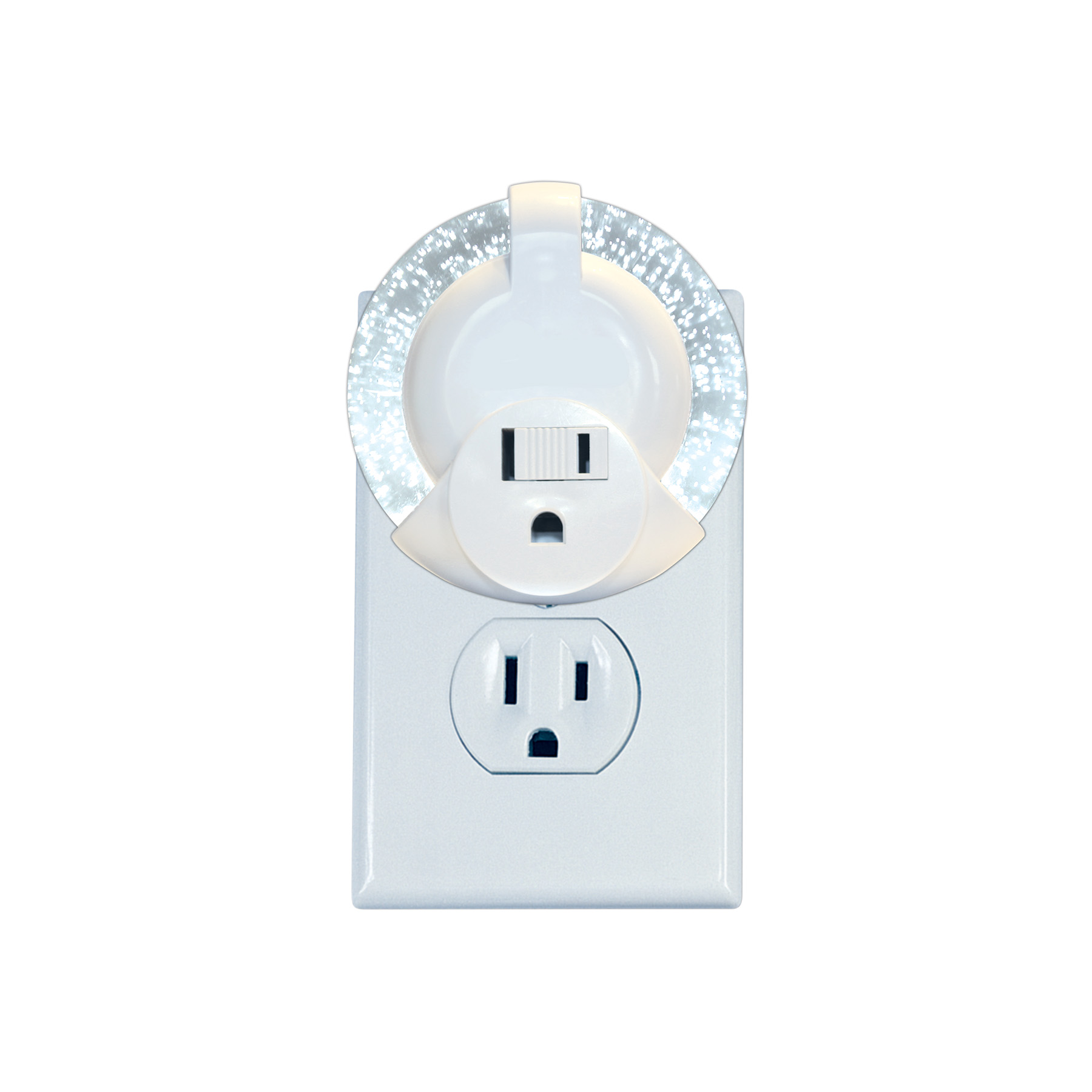 LED Sparkle Night Light with Outlet